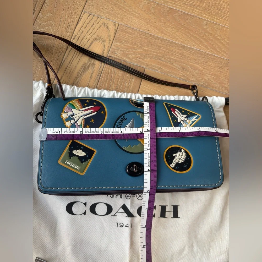 COACH Dinky Bag With Space Patches - Picture 16 of 16